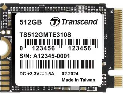 Внутренний HDD/SSD Transcend SSD 310S 512GB M.2 2230 NVMe PCIe Gen4 x4 TLC TS512GMTE310S