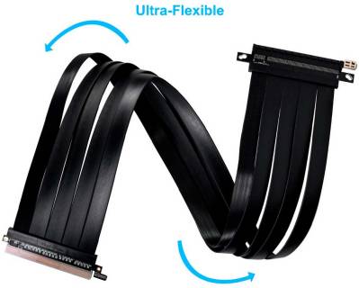 NZXT 600mm PCIe 4.0 RISER CABLE Black G89.PW-PCI-4-60X