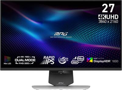 Монитор MSI Monitors MPG 274URDFW E16M White MPG_274URDFW_E16M
