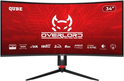 Монитор QUBE Overlord C34UQ180H