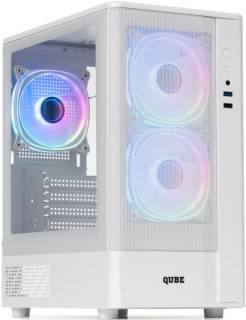 Корпус QUBE GEON ARGB White GEON_GWNU3