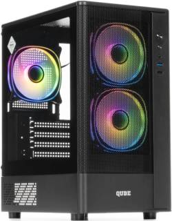 Корпус QUBE GEON ARGB Black GEON_GBNU3