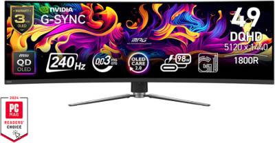 Монитор MSI Monitors MPG 491CQPX QD-OLED Black MPG_491CQPX_QD-OLED