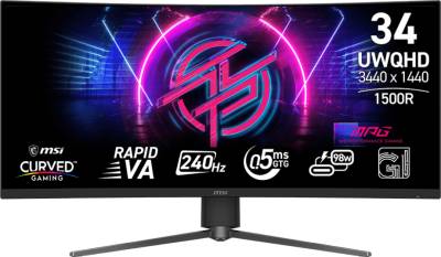 Монитор MSI Monitors MPG 346CQRF X24 Black MPG_346CQRF_X24