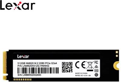 Внутренний HDD/SSD Lexar NM620 512GB M.2 2280 NVMe PCIe Gen3 x4 TLC OEM LNM620X512G-HNNNG