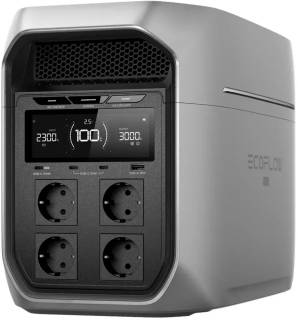 EcoFlow Ultra-Powerful Portable Power Station DELTA 3 Max Plus 3000W/2048Wh EFD3MP-EU-CBOX