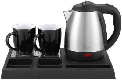 Электрочайник ADLER AD 1354 Zestaw Powitalny srebrny
