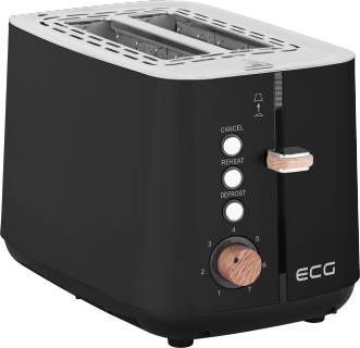 Тостер ECG ST 2768 Timber Black