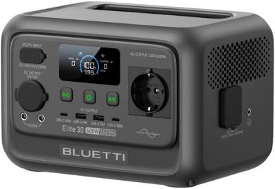 BLUETTI Elite 30 V2 Portable Power Station 600W/288Wh P-EL30V2-EU-GY-BL-010 / EL30V2