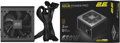 Блок питания 2E Gaming Power Supply Stable Power Pro 650 2E-SP650BRSMII-120