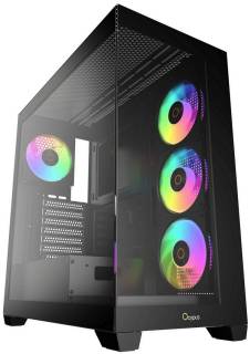Корпус Ocypus Gamma C72 ARGB Black GAMMA-C72-BKD400XX-GL