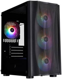 Корпус 1STPLAYER X3-M-BK-4F1