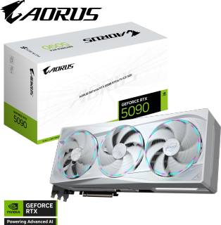 Видеокарта Gigabyte AORUS GeForce RTX 5090 STEALTH ICE 32GB GV-N5090AORUSST ICE-32GD