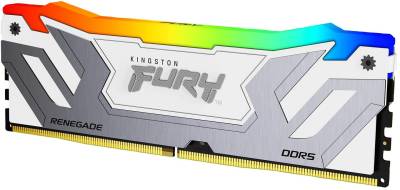 Оперативная память Kingston FURY Renegade Silver/White RGB DDR5 24GB 8400MHz CL40 KF584CU40RWA-24
