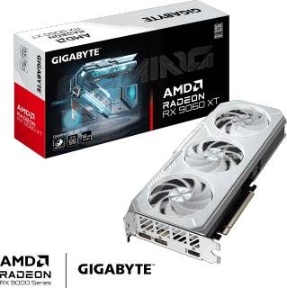 Видеокарта Gigabyte Radeon RX 9060 XT GAMING OC ICE 16GB GV-R906XGAMINGOCICE-16GD