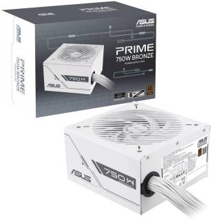 Блок питания ASUS Prime 750W Bronze  (PRIME-750B-WHITE) White 90YE00Y3-B0NA00