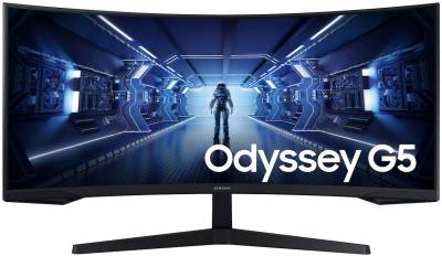 Монитор Samsung 34' Odyssey Gaming G55T Monitor LC34G55TWWIXUA