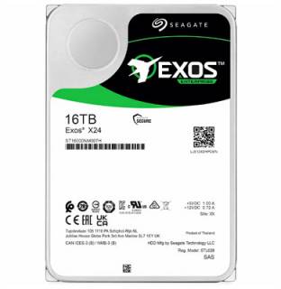 Внутренний HDD/SSD Seagate Exos X24 16TB SAS 7200rpm 512MB ST16000NM007H