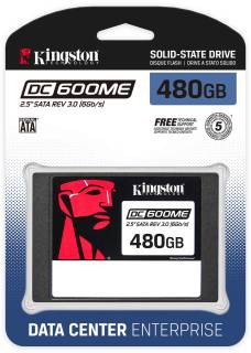 Внутренний HDD/SSD Kingston DC600ME 480GB (Mixed-Use) TCG Opal 2.5' Enterprise SATA SSD 3D TLC SEDC600ME/480G