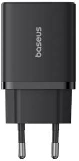 Baseus Cube Fast Charger QC3.0+PD3.0 30W USB+Type-C 3A Cluster Black 00000080557_1