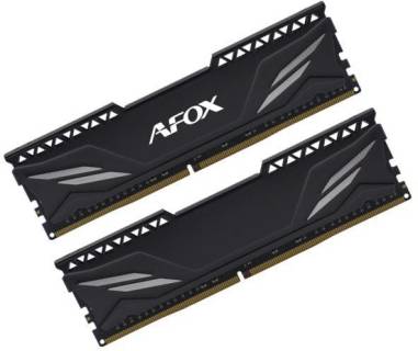Оперативная память AFOX Gaming Black DDR4 32GB (2x16GB) 3200MHz CL16 Kit AFLD432PS1CADB