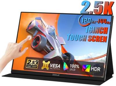 Монитор Zeuslap Portable Monitots 16' Touch Black P16KT