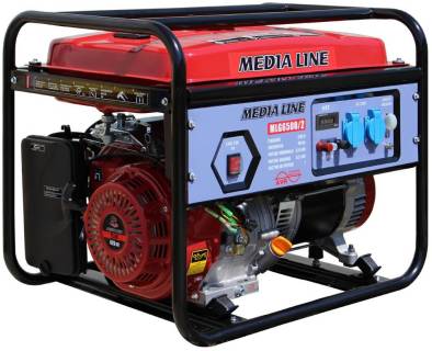 Генератор AGT Gasoline Generator Media Line 4.8kW MLG6500/2