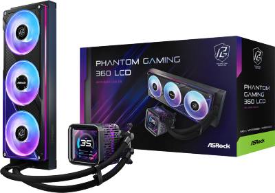 Кулер ASRock PHANTOM GAMING 360 LCD 90-APGA36-BAAGA5