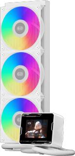 Кулер PCCooler GT360M ARGB Display WH GT360M-WHAWXX-GL