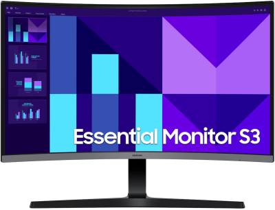 Монитор Samsung 27' Essential Monitor S3 S39GD FHD Curved LS27D392GAUXEN