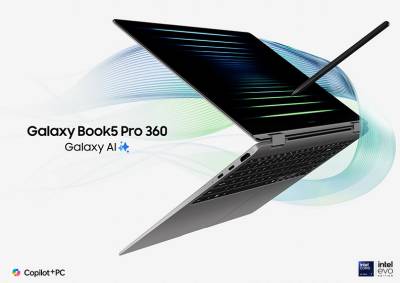 Ноутбук Samsung Galaxy Book5 Pro 360 Moonstone Gray NP960QHA-KG24DE