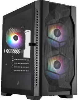 Корпус 1STPLAYER D4-M-BK-2F1P-1F1