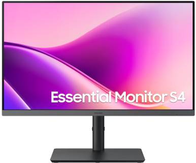 Монитор Samsung 24' Essential Monitor S4 S43UF Full HD 100Hz Black LS24F430UAUXEN