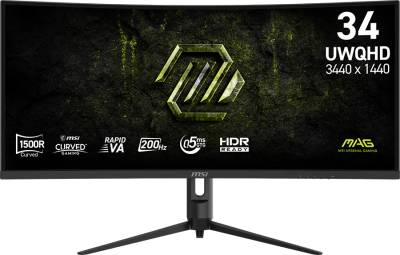 Монитор MSI Monitors MAG 342CQRF E20 Black MAG_342CQRF_E20
