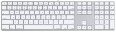 Клавиатура Apple Aluminium with Numeric Keypad MB110RS/B