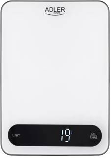 Весы кухонные ADLER AD 3177 white black