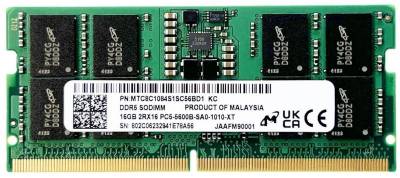 Оперативная память Micron So-Dimm DDR5 16GB 5600MHz CL46 MTC8C1084S1SC56BD1