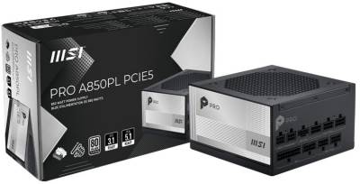 Блок питания MSI PRO 850W PCIE5 A850PL