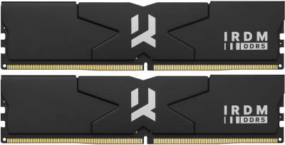 Оперативная память Goodram IRDM Black DDR5 16GB (2x8GB) 6000MHz CL30 Kit IR-6000D564L30S/16GDC