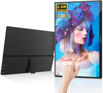 Монитор Zeuslap P16ST 16' 2.5K QHD Portable Touchscreen Monitor