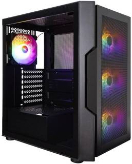 Корпус 1STPLAYER T7-P-BK-4F1-PS-750FK-EU 750W Black