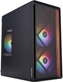 Корпус 1STPLAYER WD1-BK-3F1 Black