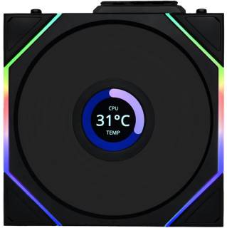 Вентилятор Lian Li Uni Fan TL Wireless LCD 120 Black G99.12TLLCD1W1B.00