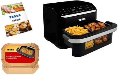 Фритюрница Tesla Aircook DualHeat QD575 XXL 10 l czarny
