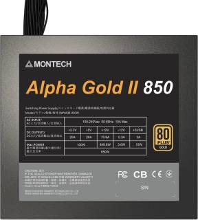 Адаптер Montech ALPHA GOLD II 850W