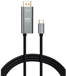 Кабель Vinga USB-C to DisplayPort M 1.5m v1.4 8K60Hz PD 100W port VCPVCCD1415PD