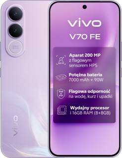 Смартфон Vivo V70 FE 8/256GB Light Purple