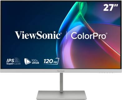 Монитор Viewsonic 27' 120Hz 2K QHD Pantone Validated White Monitor VP2766-2K-W