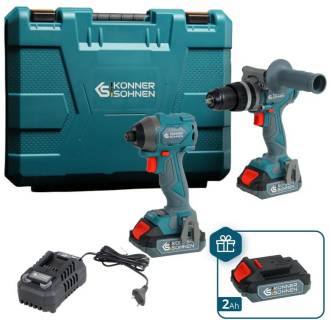 Шуруповерты Konner&Sohnen KSIDISD20VSET2PLUS