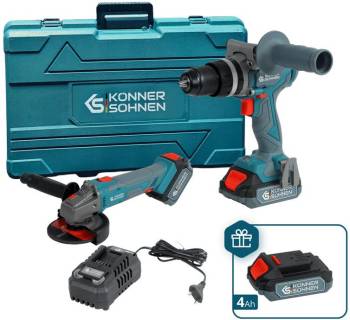 Шуруповерты Konner&Sohnen KSIDAGB20VSET1PLUS